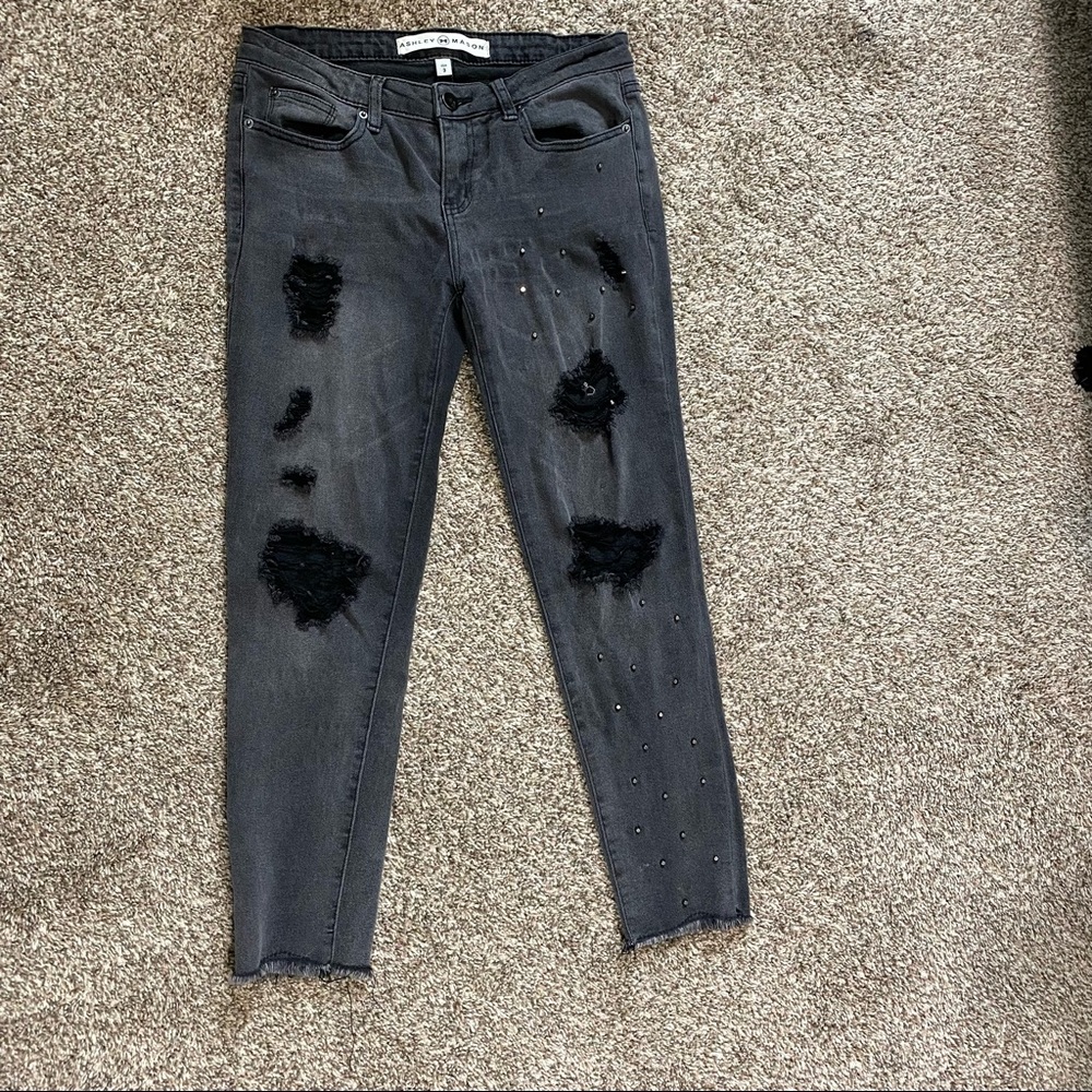 ashley mason, jean black Size 3